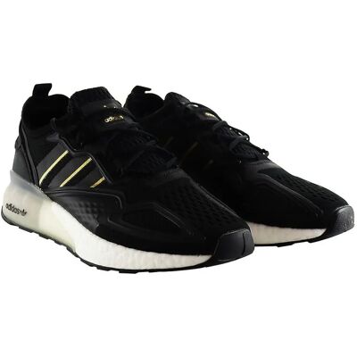 Adidas ZX 2K Boost Zwart Trainers - Heren Adidas ZX 2K Boost Zwart Trainers - Heren