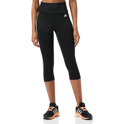 adidas Hochtaillierte 3-Streifen Leggings - Schwarz - Sportleggings adidas Hochtaillierte 3-Streifen Leggings - Schwarz - Sportleggings