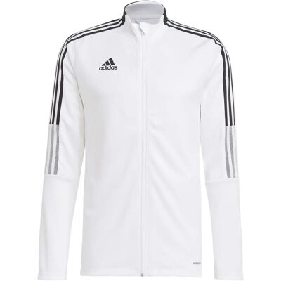 Sweatshirt de football Adidas Tiro 21 Track GM7309 - Homme Blanc - Publicité Sweatshirt de football Adidas Tiro 21 Track GM7309 - Homme Blanc - Publicité