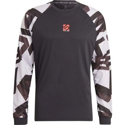 Maillot à manches longues TrailX de Five Ten - Noir/Gris clair - Publicité Maillot à manches longues TrailX de Five Ten - Noir/Gris clair - Publicité