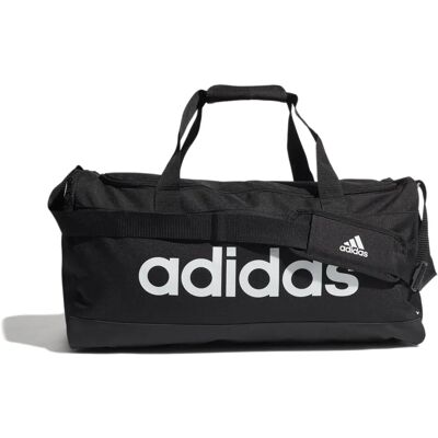 Adidas Linear Duffel Bag - M (GN2038) czarny/biały Adidas Linear Duffel Bag - M (GN2038) czarny/biały