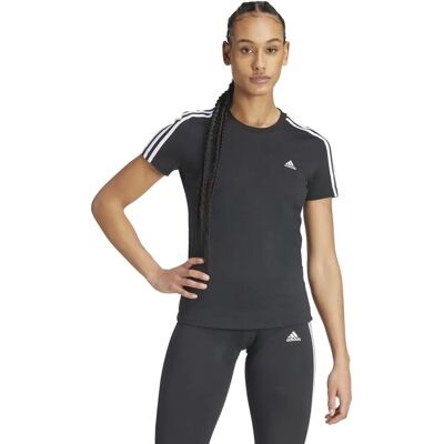 adidas Femme Ess 3S T-Shirt à Manches Courtes - T-Shirt - Publicité adidas Femme Ess 3S T-Shirt à Manches Courtes - T-Shirt - Publicité