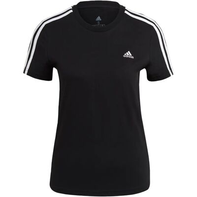 T-shirt Slim Fit 3-Stripes adidas - Noir - Publicité T-shirt Slim Fit 3-Stripes adidas - Noir - Publicité