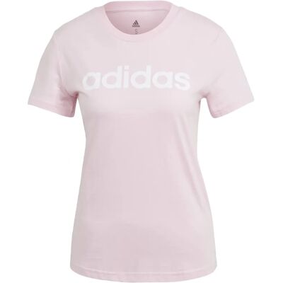 adidas LOUNGEWEAR ESSENTIALS SLIM LOGO T-Shirt - Różowy - T-Shirt adidas LOUNGEWEAR ESSENTIALS SLIM LOGO T-Shirt - Różowy - T-Shirt