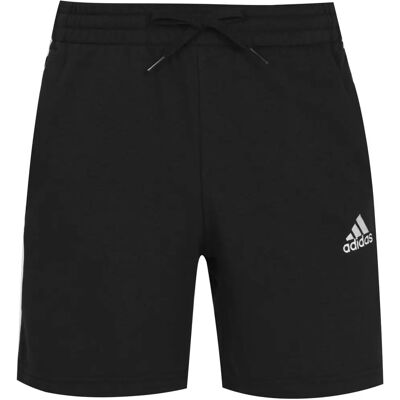 adidas Herr 3 Stripe French Terry Shorts - Svart/Vit - Shorts adidas Herr 3 Stripe French Terry Shorts - Svart/Vit - Shorts