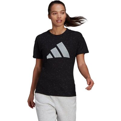 Adidas Damen Sport Inspired Winners 2.0 T-Shirt - Schwarz - Lässiger Schnitt Adidas Damen Sport Inspired Winners 2.0 T-Shirt - Schwarz - Lässiger Schnitt