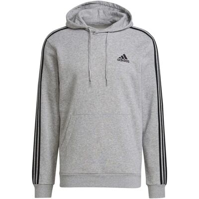 adidas Grey Fleece Hoodie - Hooded Sweatshirt - Men's adidas Grey Fleece Hoodie - Hooded Sweatshirt - Men's