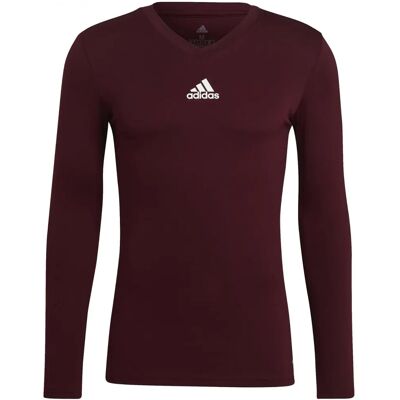 Adidas GN7503 Burgunder Langarm Laufshirt - T-Shirt Adidas GN7503 Burgunder Langarm Laufshirt - T-Shirt