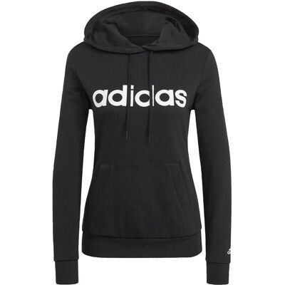 Φούτερ Adidas W Linear FT HD GL0635 Μαύρο - Φούτερ Φούτερ Adidas W Linear FT HD GL0635 Μαύρο - Φούτερ