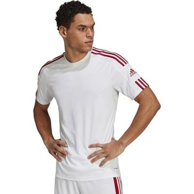 Koszulka Adidas Squadra 21 - biała/czerwony zespół Koszulka Adidas Squadra 21 - biała/czerwony zespół