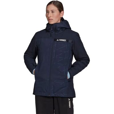 Chaqueta de lluvia aislada adidas Terrex Multi RAIN.RDY Primegreen 2L - Mujer - Azul Chaqueta de lluvia aislada adidas Terrex Multi RAIN.RDY Primegreen 2L - Mujer - Azul