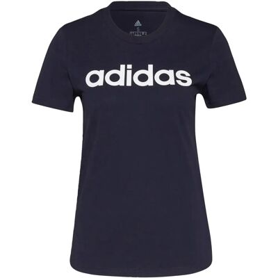 Koszulka adidas Slim Logo - Niebieska - Codzienne Ubranie Koszulka adidas Slim Logo - Niebieska - Codzienne Ubranie