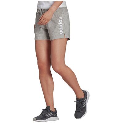 Adidas Essentials Slim Logo Lady Grey XS - Szorty sportowe Adidas Essentials Slim Logo Lady Grey XS - Szorty sportowe