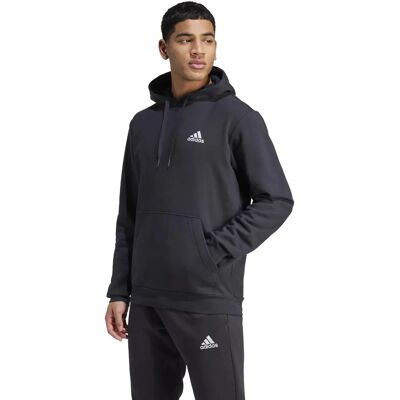 Sweat-shirt en molleton Adidas Feelcozy GV5294 - Noir - Hommes 158-163cm XS - Publicité Sweat-shirt en molleton Adidas Feelcozy GV5294 - Noir - Hommes 158-163cm XS - Publicité