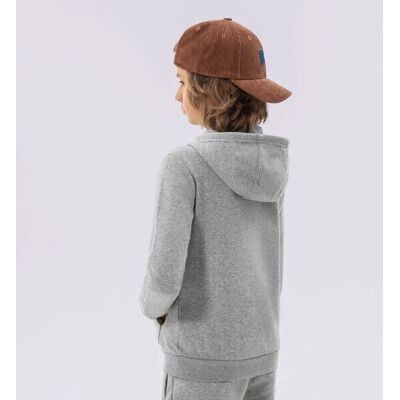 adidas H32353 Felpa con Cappuccio Grigia - Bambini adidas H32353 Felpa con Cappuccio Grigia - Bambini