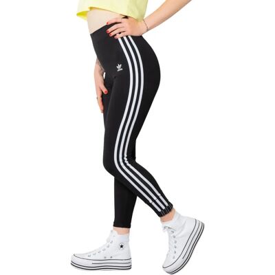 Μαύρα Λεggings με Υψηλή Μέση 3 Ρίγες Adidas - Leggings Μαύρα Λεggings με Υψηλή Μέση 3 Ρίγες Adidas - Leggings