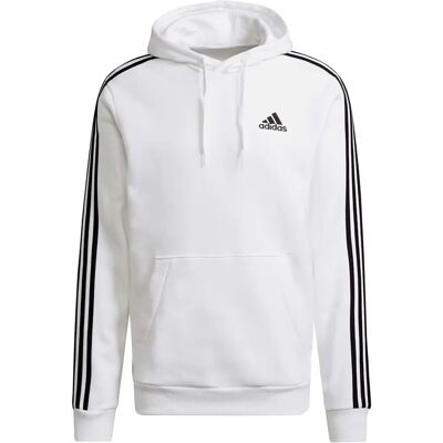 Bluza z kapturem adidas Essentials Fleece Biała Bluza z kapturem adidas Essentials Fleece Biała