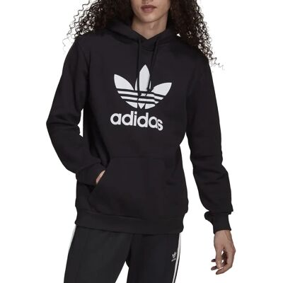 Adidas Adicolor Classics Trefoil Hoodie - Schwarz - Kapuzenpullover Adidas Adicolor Classics Trefoil Hoodie - Schwarz - Kapuzenpullover