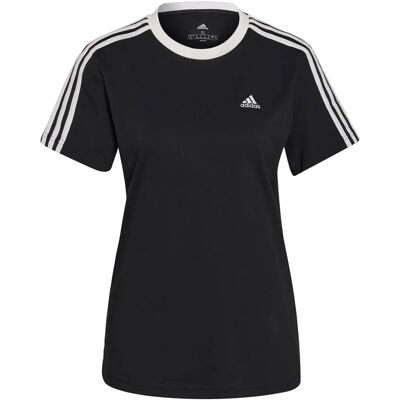 T-shirt adidas 3 Stripes Nero/Bianco - T-Shirt T-shirt adidas 3 Stripes Nero/Bianco - T-Shirt