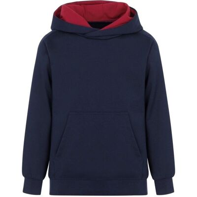TRIGEMA XS Marineblau Kapuzenpullover - Sweatshirts TRIGEMA XS Marineblau Kapuzenpullover - Sweatshirts