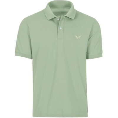 TRIGEMA Grüner Tee Klassisches Poloshirt Kurzarm - Shirts TRIGEMA Grüner Tee Klassisches Poloshirt Kurzarm - Shirts