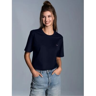 TRIGEMA Classic Tee - Basic, Navy, 100% Baumwolle TRIGEMA Classic Tee - Basic, Navy, 100% Baumwolle