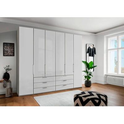 WIEMANN Monaco Kleiderschrank - Kieselgrau, Glas, 6 Türen WIEMANN Monaco Kleiderschrank - Kieselgrau, Glas, 6 Türen