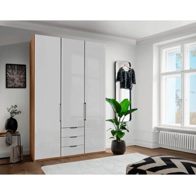 WIEMANN Monaco Kleiderschrank - 3-Türig, Braun, Verstellbare Regale WIEMANN Monaco Kleiderschrank - 3-Türig, Braun, Verstellbare Regale