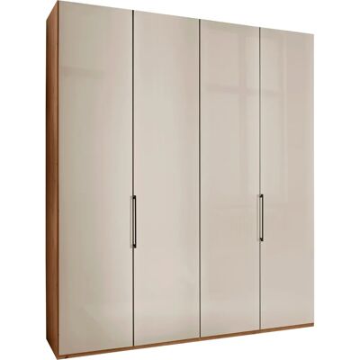 WIEMANN Monaco Kleiderschrank - Glasfront, 4 Türen, Braun WIEMANN Monaco Kleiderschrank - Glasfront, 4 Türen, Braun
