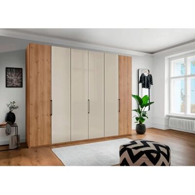 WIEMANN Monaco Kleiderschrank - 6-türig, verstellbar, Glastüren WIEMANN Monaco Kleiderschrank - 6-türig, verstellbar, Glastüren