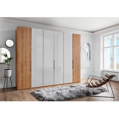 WIEMANN Monaco Kleiderschrank - Braun mit Glastüren WIEMANN Monaco Kleiderschrank - Braun mit Glastüren