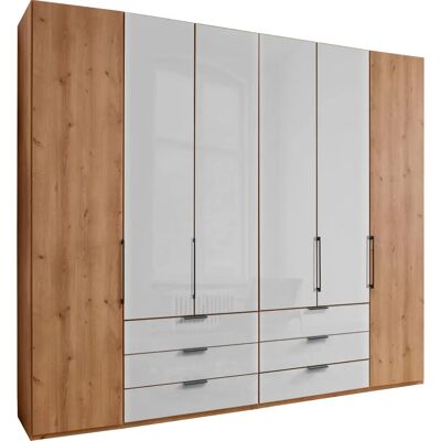 WIEMANN Monaco Kleiderschrank - 5-türig, 6 Schubladen, Braun WIEMANN Monaco Kleiderschrank - 5-türig, 6 Schubladen, Braun