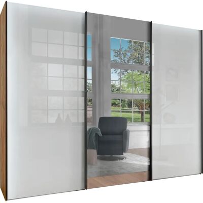 WIEMANN Monaco Kleiderschrank - 3 Türen, Spiegel, Weiß WIEMANN Monaco Kleiderschrank - 3 Türen, Spiegel, Weiß