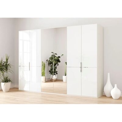 Musterring Imola W Kleiderschrank - Holz, Weiß, 295,2x236x58cm Musterring Imola W Kleiderschrank - Holz, Weiß, 295,2x236x58cm