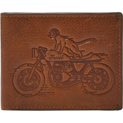 Fossil Herren Bifold Geldbörse - Braun - Wallet Fossil Herren Bifold Geldbörse - Braun - Wallet