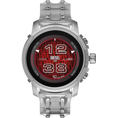 Diesel DZT2040 Silver Smartwatch - Mineral Glass Diesel DZT2040 Silver Smartwatch - Mineral Glass