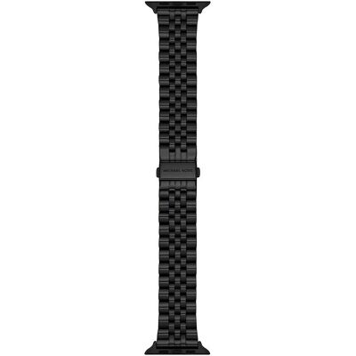 Cinturino in pelle Michael Kors per Apple Watch - Serie 1-8 - Nero Cinturino in pelle Michael Kors per Apple Watch - Serie 1-8 - Nero