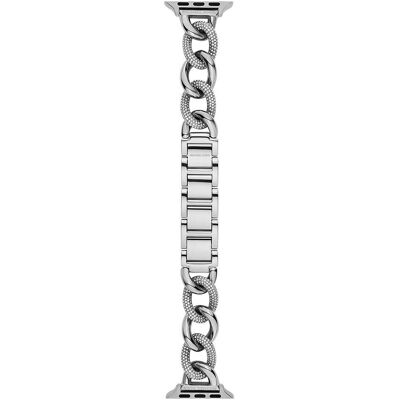 Michael Kors Silver Apple Watch Band - Stylish Replacement Strap Michael Kors Silver Apple Watch Band - Stylish Replacement Strap
