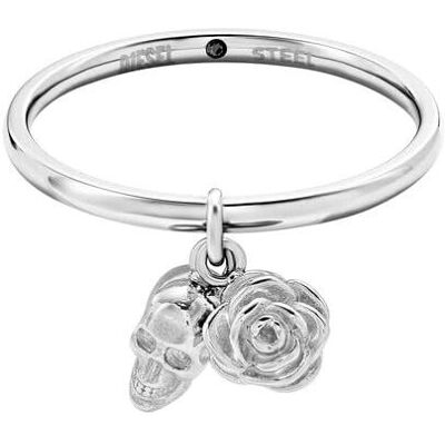Diesel DX1602040 Silver stainless steel ring - Ring Diesel DX1602040 Silver stainless steel ring - Ring