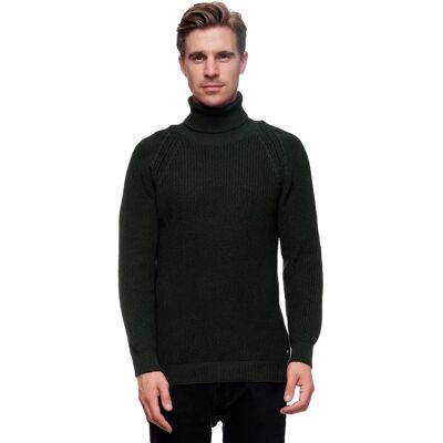 RUSTY NEAL L Groene Casual Trui - Pullover RUSTY NEAL L Groene Casual Trui - Pullover