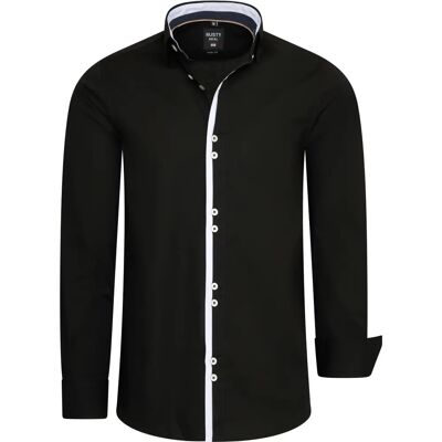 RUSTY NEAL XL Zwart Casual Overhemd - Overhemd RUSTY NEAL XL Zwart Casual Overhemd - Overhemd