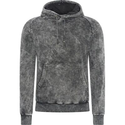 RUSTY NEAL M Grau Casual Hoodie - Sweatshirt RUSTY NEAL M Grau Casual Hoodie - Sweatshirt