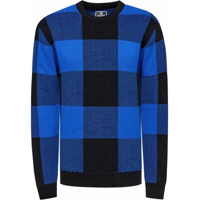 RUSTY NEAL XXL Herren Pullover - Mit kariertem Muster RUSTY NEAL XXL Herren Pullover - Mit kariertem Muster