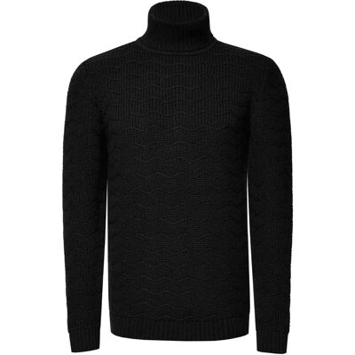 Rusty Neal XXL Schwarzer Rollkragenpullover Rusty Neal XXL Schwarzer Rollkragenpullover