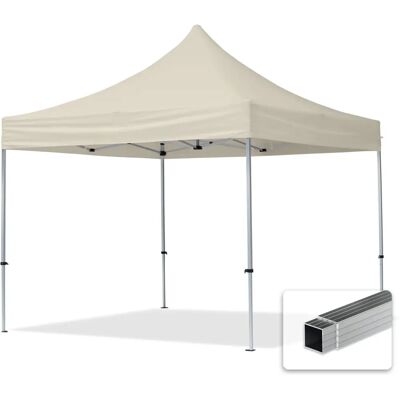 Toolport 3x3m Pop Up Gazebo - Cream Waterproof High Performance Polyester Toolport 3x3m Pop Up Gazebo - Cream Waterproof High Performance Polyester