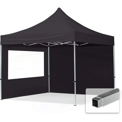 Toolport 3x3 PES 700 Pop-up gazebo met zijwanden, zwart Toolport 3x3 PES 700 Pop-up gazebo met zijwanden, zwart