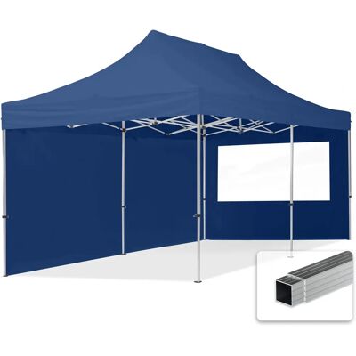 TOOLPORT 3x6 PES 700 Pop up Pavillon - Wasserdicht, Aluminium, Dunkelblau TOOLPORT 3x6 PES 700 Pop up Pavillon - Wasserdicht, Aluminium, Dunkelblau