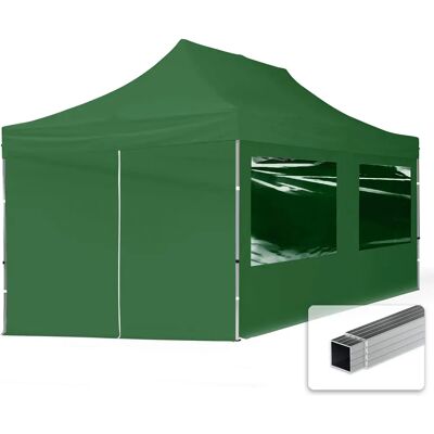 Toolport 3x6 Grøn Aluminium Sammenleggbar Paviljong - Værbestandig, Lett Toolport 3x6 Grøn Aluminium Sammenleggbar Paviljong - Værbestandig, Lett