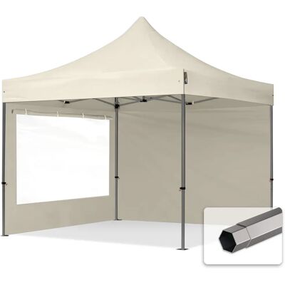 Toolport 3x3m PES 750 Pop Up Gazebo PREMIUM Steel 40 mm - incl. Sidewalls with Windows Toolport 3x3m PES 750 Pop Up Gazebo PREMIUM Steel 40 mm - incl. Sidewalls with Windows