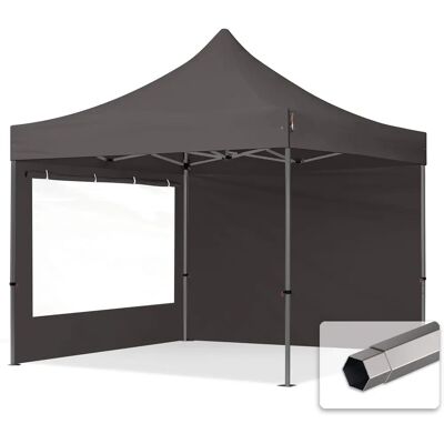 Toolport 3x3m PES 750 Pop Up Gazebo PREMIUM Stål 40 mm - Vanntett Toolport 3x3m PES 750 Pop Up Gazebo PREMIUM Stål 40 mm - Vanntett